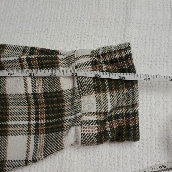 Orvis Plaid Casual Button Down LS Pocketed Heavy Sz XL Shacket Jacket Shirt - Picture 14 of 14